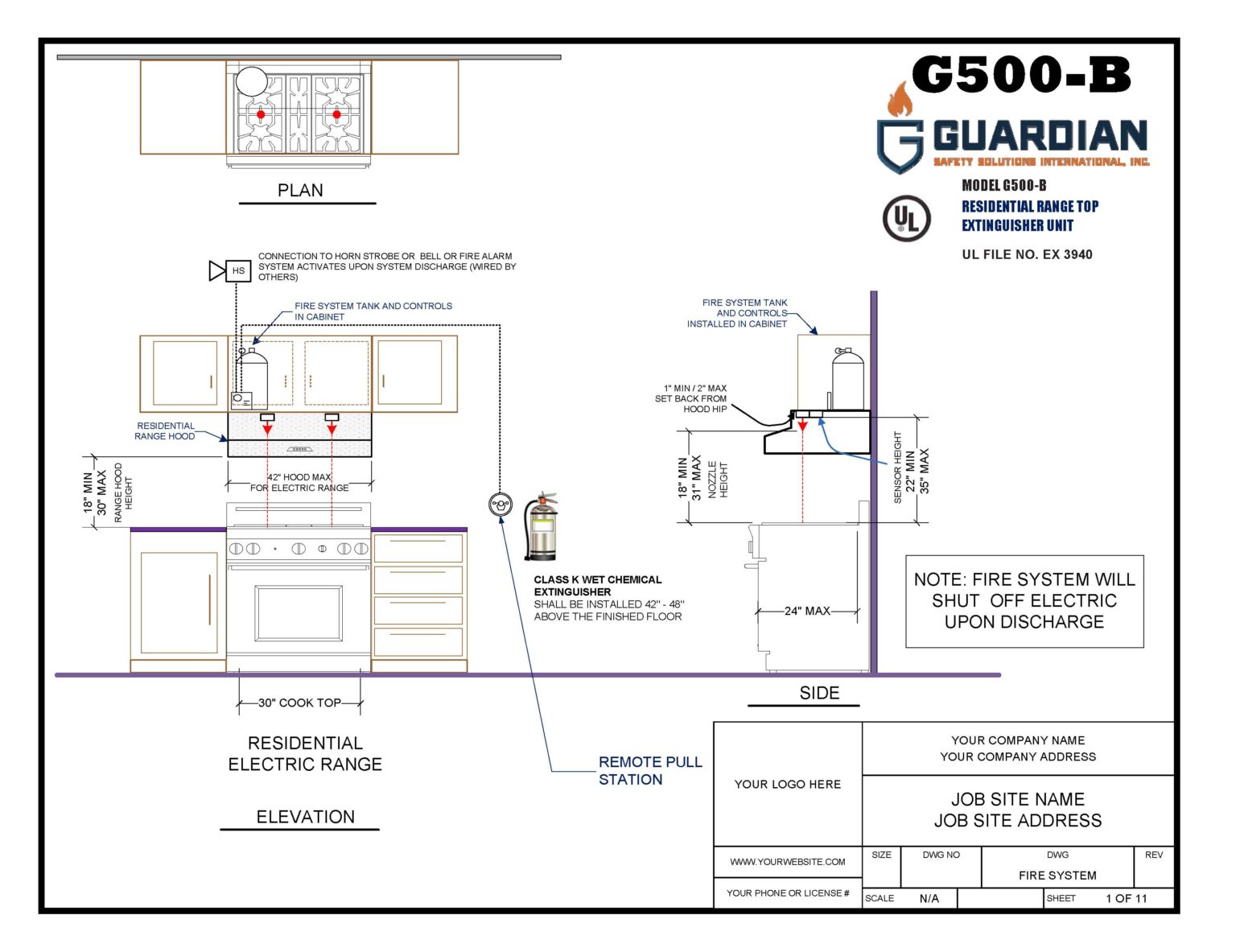Kitchen Systems – Fire System Drawings LLC